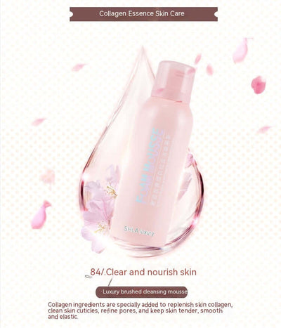 Women's Collagen Brushed Mousse Bubble Facial Cleanser