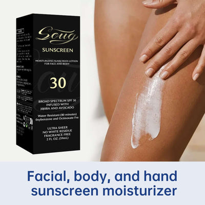 Moisturizing Sunscreen Cream Deep Flesh Color Effective Protection